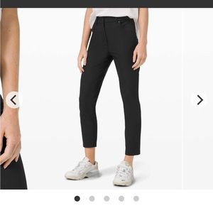 NWT Lululemon City Sleek 5 Pocket Pant 7/8 in Black